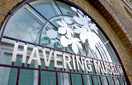 Havering Museum – external window security grille and signing